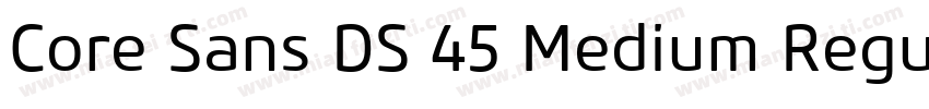 Core Sans DS 45 Medium Regular字体转换